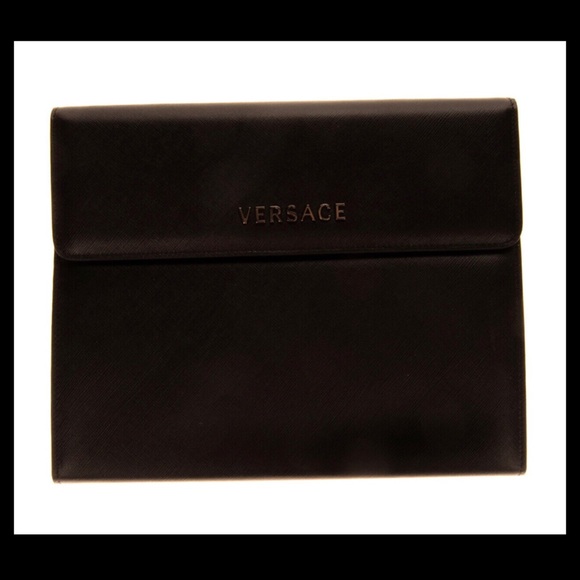 VERSACE Leather Folding Tablet Case Saffiano Panel - Picture 2 of 5